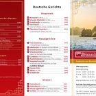 Speisekarte: Deutsche Gerichte